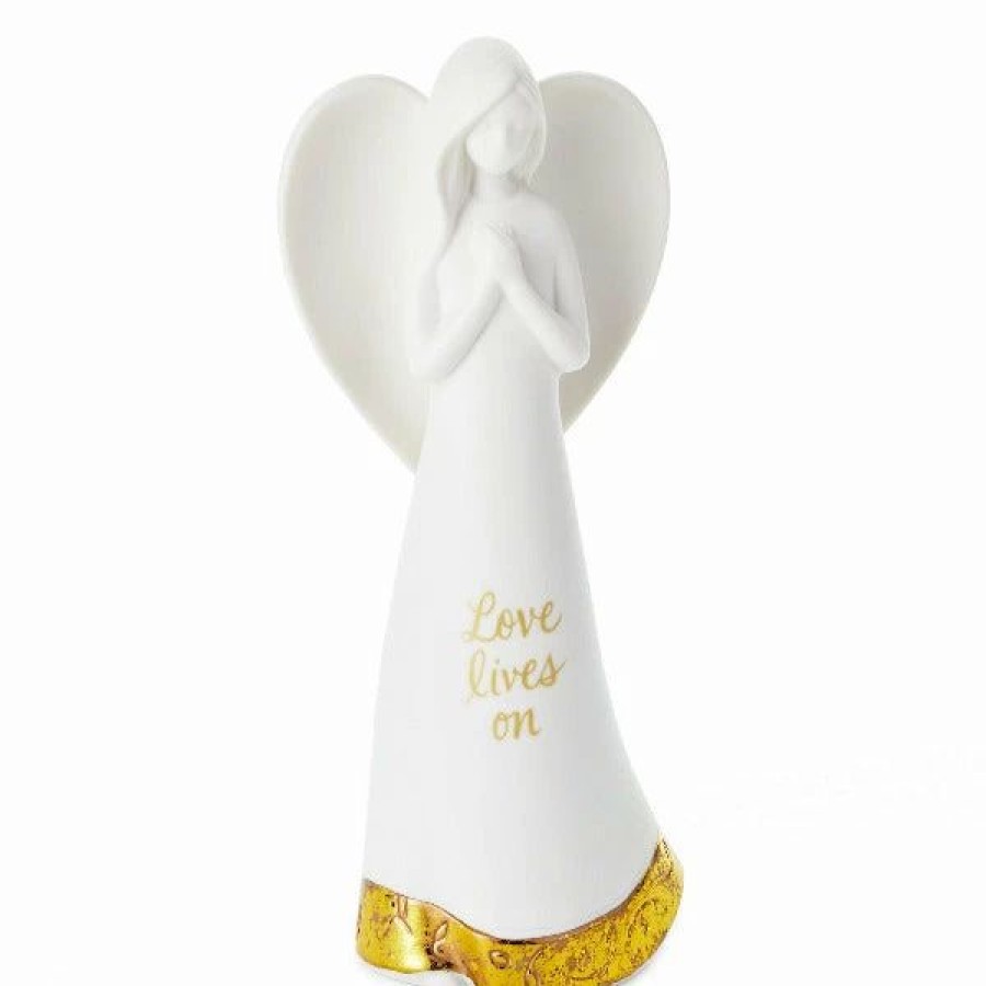 Collectibles Figurines * | Hallmark Love Lives On Angel Figurine, 8.5