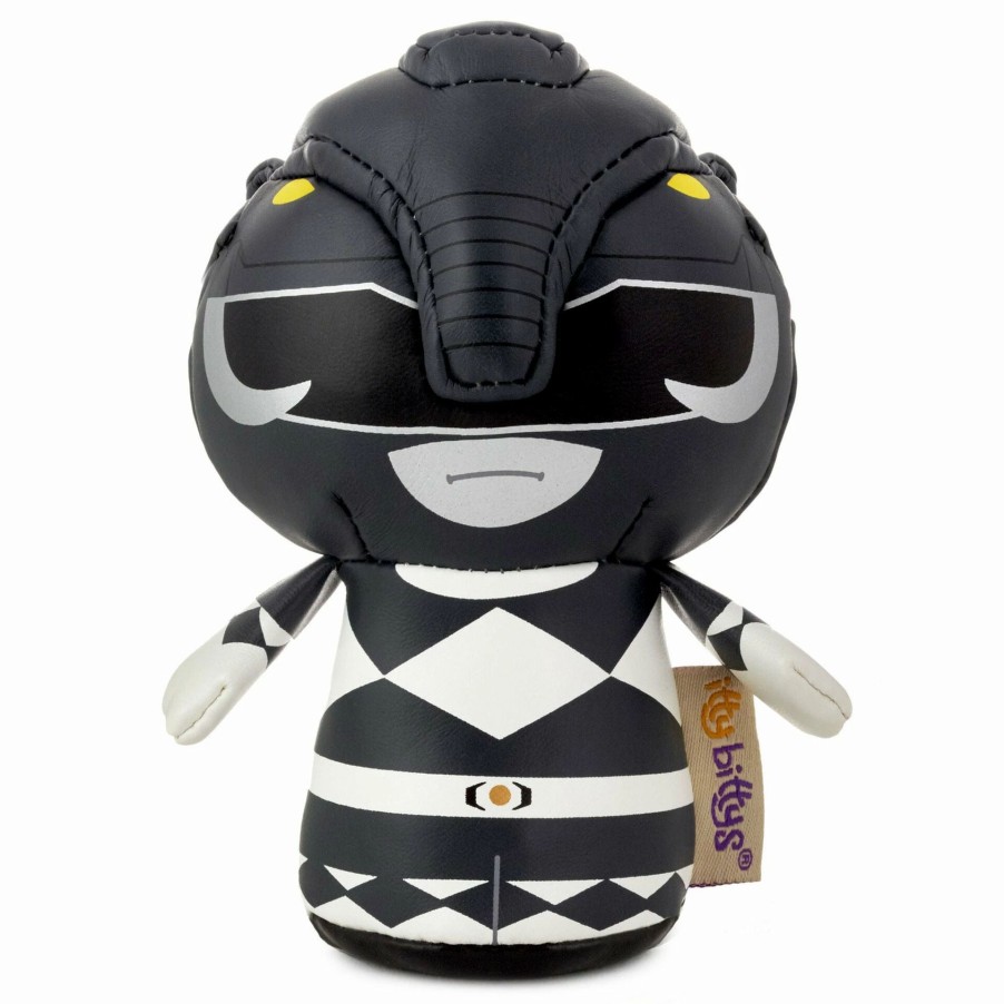 Stuffed Plush * | Hallmark Itty Bittys Hasbro Mighty Morphin Power Black Ranger Plush