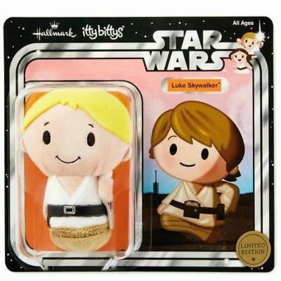 Stuffed Plush * | Hallmark Itty Bittys New Hope 40Th Anniversary Luke Skywalker Limited Edition Stuffed Plush