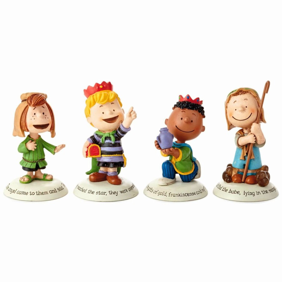 Collectibles Figurines * | Hallmark Peanuts Glad Tidings Nativity Additional Characters Set