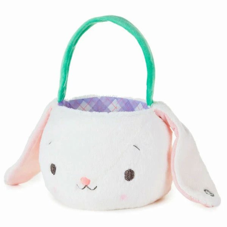 Stuffed Plush * | Hallmark Bunny Musical Easter Basket With Motion