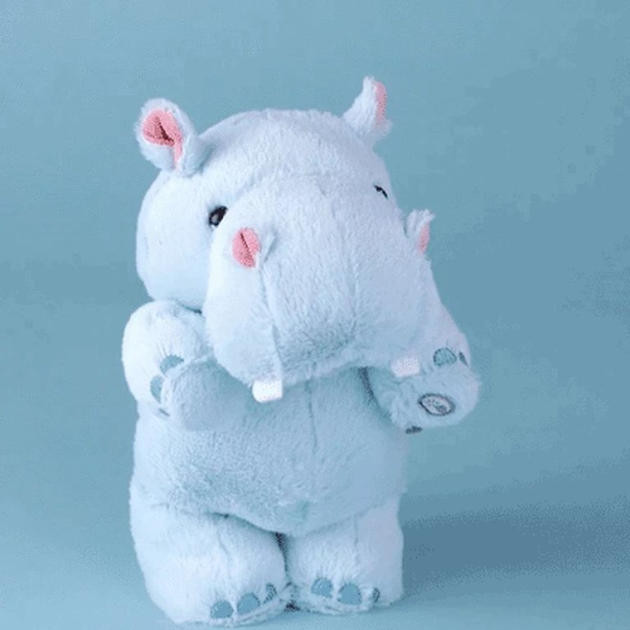 Interactive Stuffed Animals * | Hallmark Hug 'N' Sing Tootin' Hippo Singing Stuffed Animal With Motion, 10