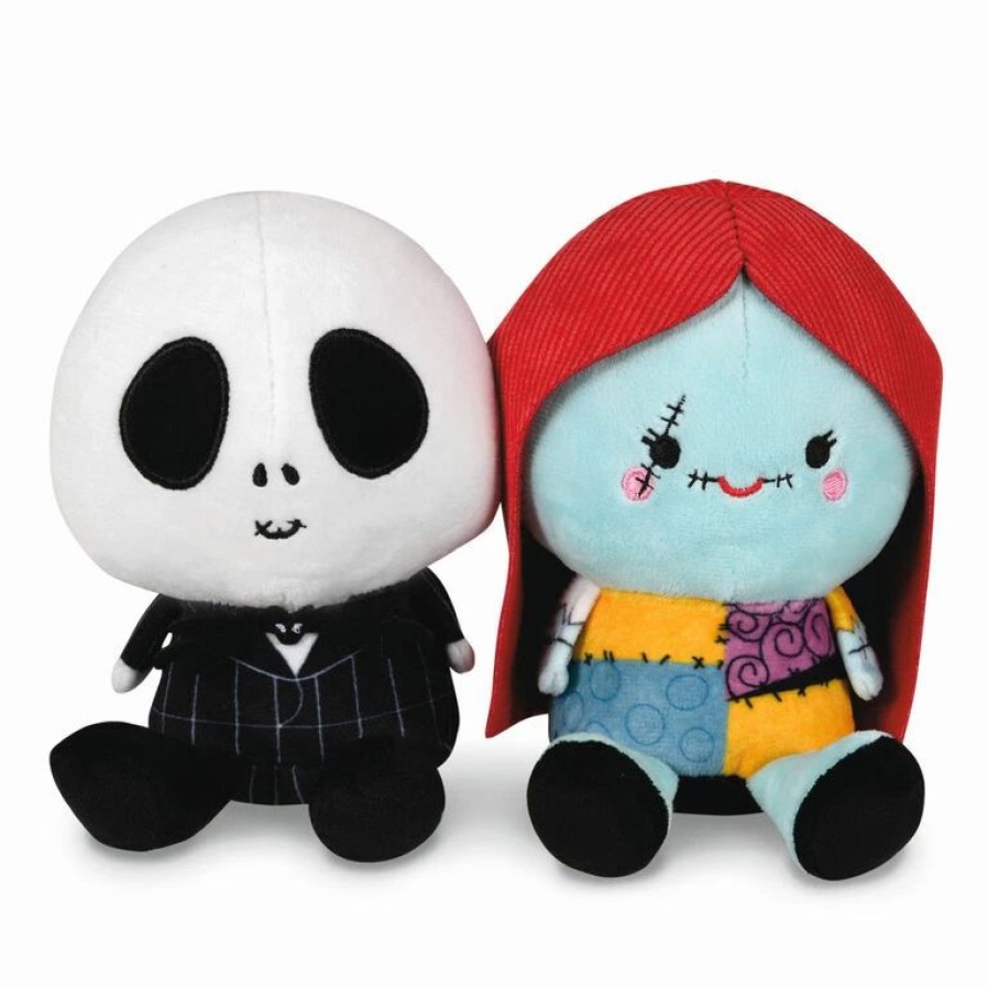 Classic Stuffed Animals * | Hallmark Disney Tim Burton'S The Nightmare Before Christmas Better Together Jack & Sally Magnetic Plush, 5