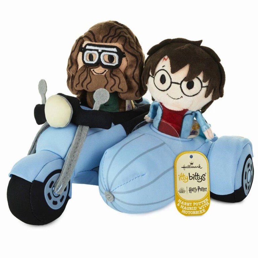 Itty Bittys® * | Hallmark Itty Bittys Harry Potter And Hagrid With Motorbike Plush, Set Of 3