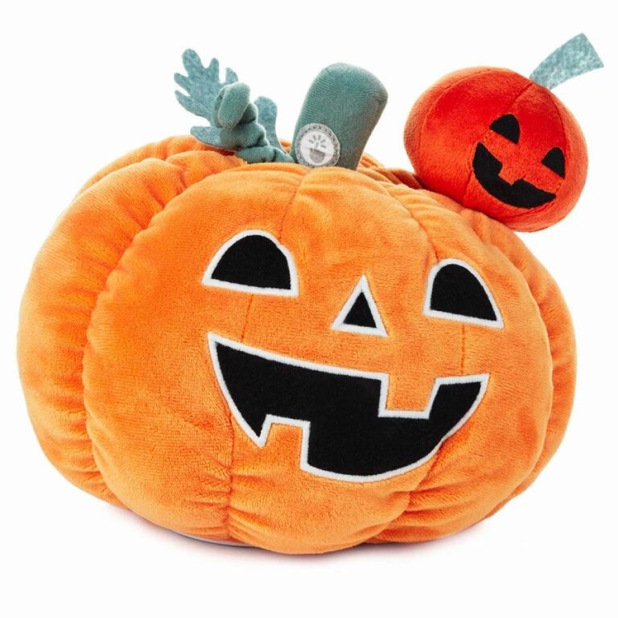 Interactive Stuffed Animals * | Hallmark Tricks Or Treats Pumpkins Singing Plush With Motion, 8.5