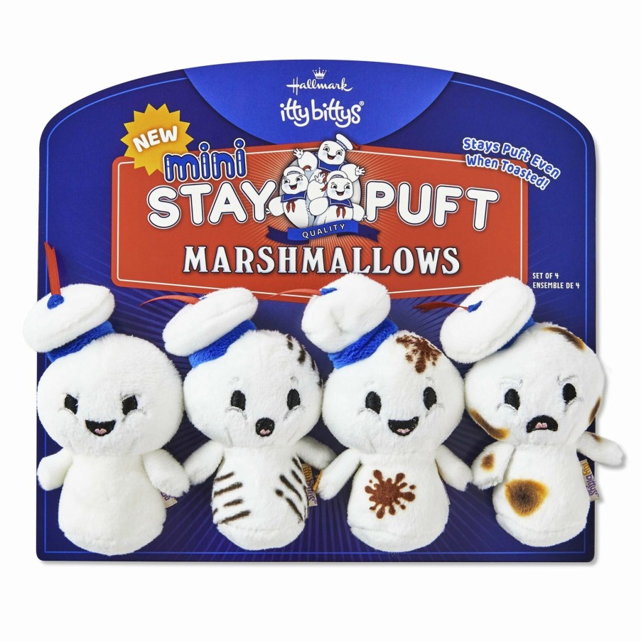 Stuffed Plush * | Itty Bittys Ghostbusters: Afterlife Mini Stay Puft Marshmallows Plush, Set Of 4