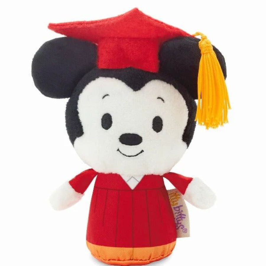 Stuffed Plush * | Hallmark Itty Bittys Disney Graduation Mickey Plush