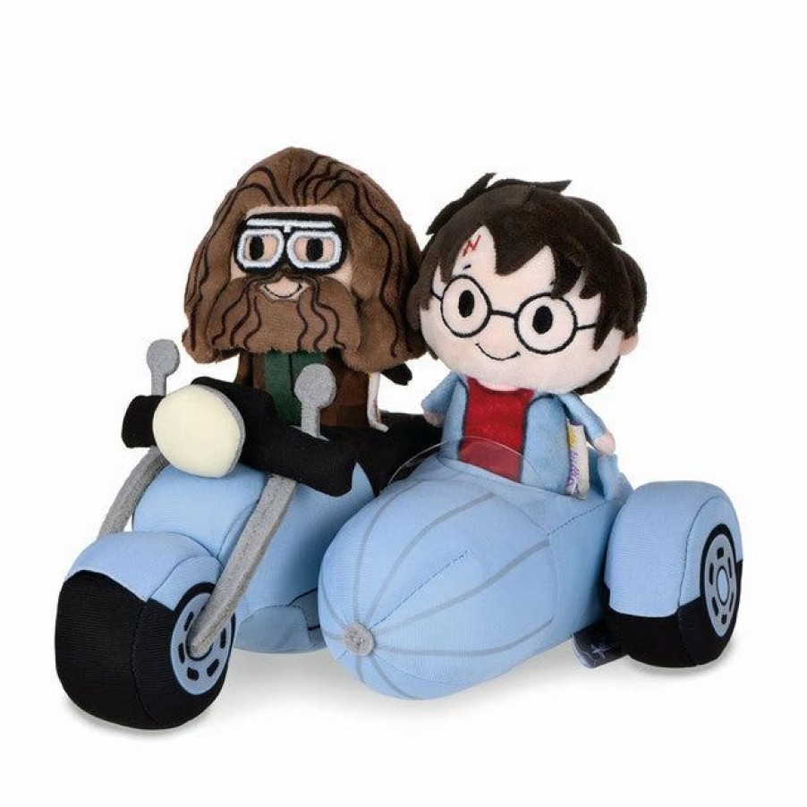 Stuffed Plush * | Hallmark Itty Bittys Harry Potter And Hagrid With Motorbike Plush, Set Of 3