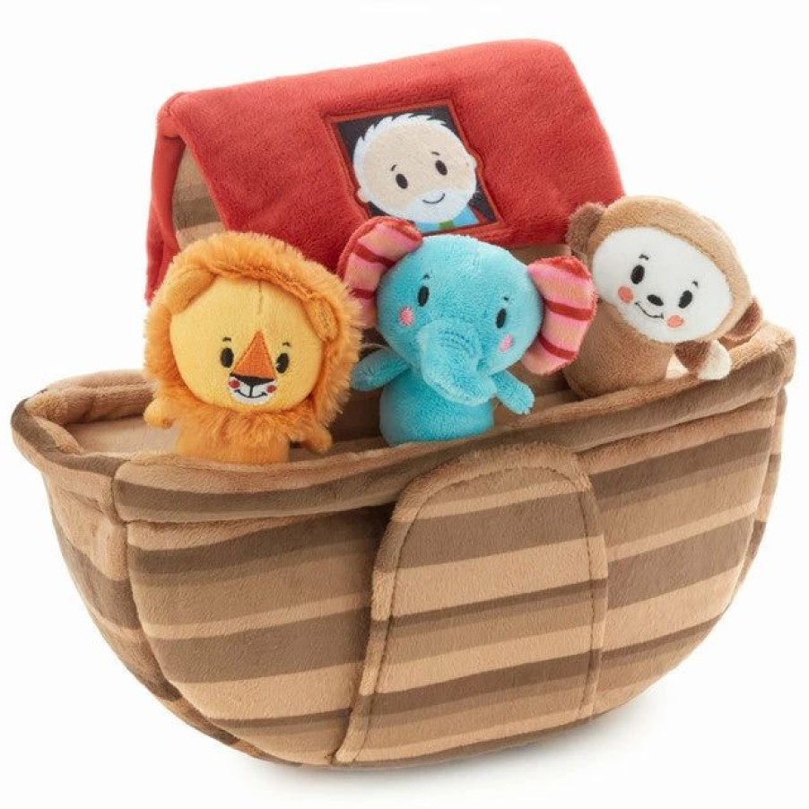 Stuffed Plush * | Hallmark Noah'S Ark And Animals Plush Playset, 7 Pieces