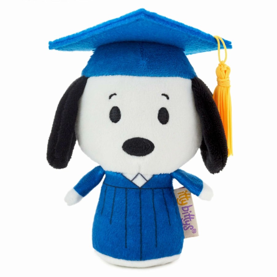 Stuffed Plush * | Hallmark Itty Bittys Peanuts Snoopy Graduation Plush