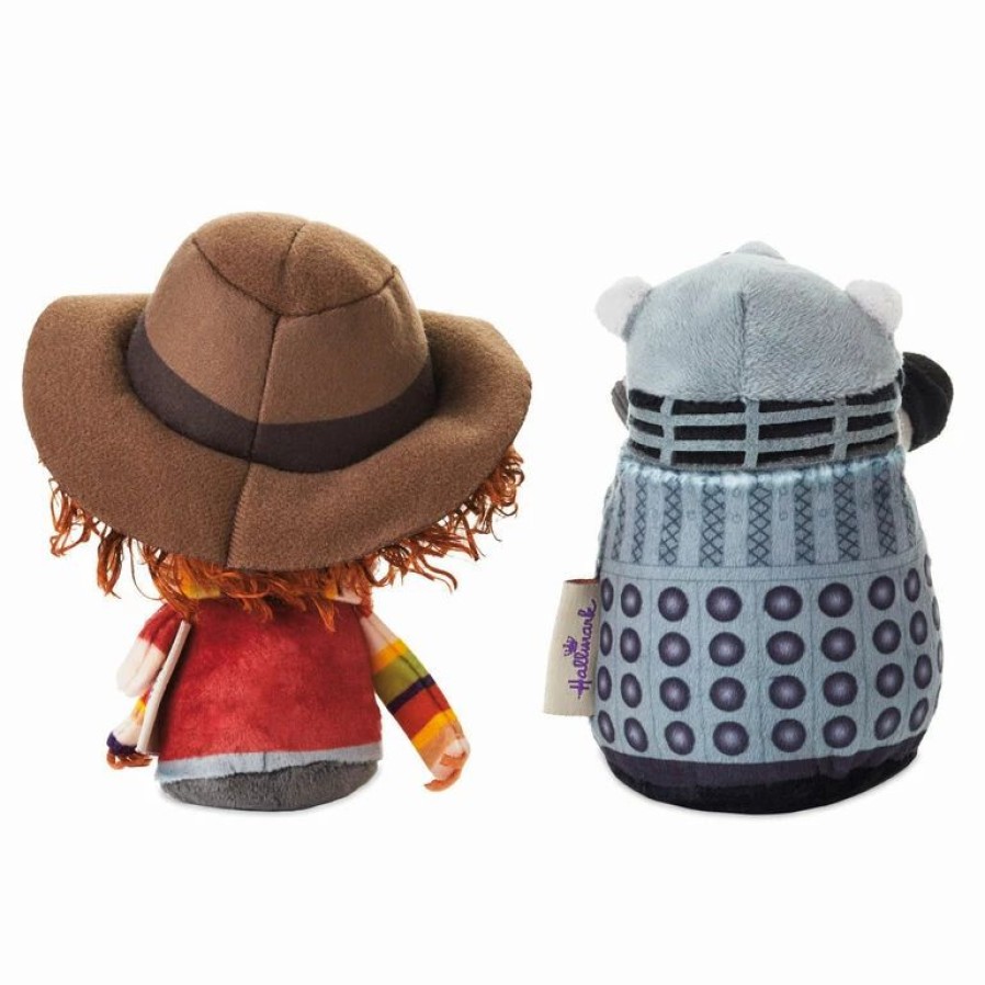 Itty Bittys® * | Hallmark Itty Bittys Doctor Who The Fourth Doctor And Dalek Plush, Set Of 2