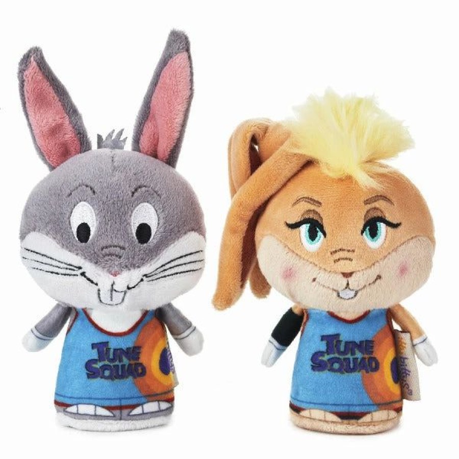 Stuffed Plush * | Hallmark Itty Bittys Space Jam: A New Legacy Bugs Bunny And Lola Bunny Plush, Set Of 2