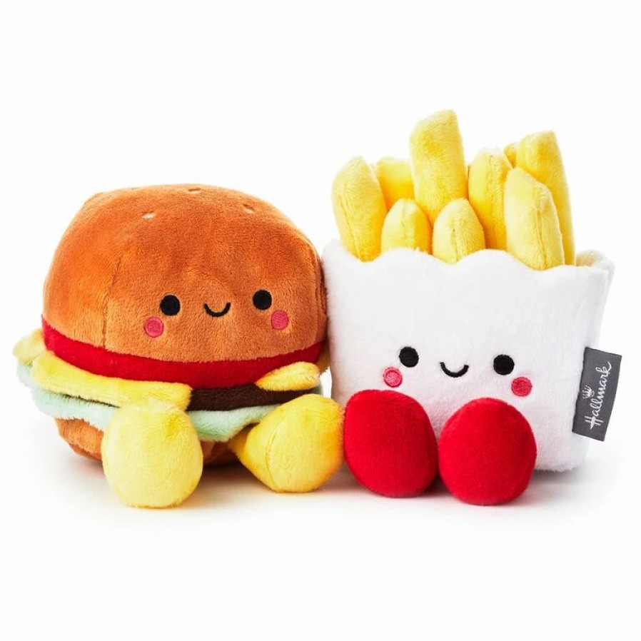 Classic Stuffed Animals * | Hallmark Better Together Burger And Fries Magnetic Plush, 5