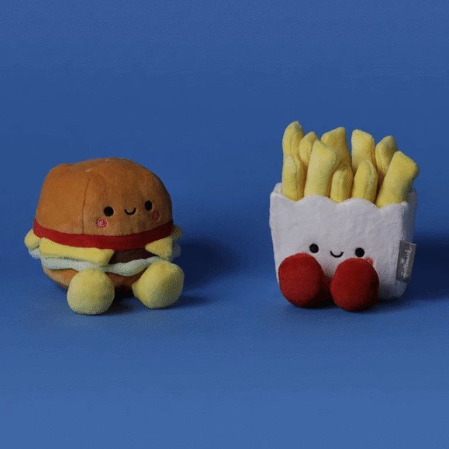 Classic Stuffed Animals * | Hallmark Better Together Burger And Fries Magnetic Plush, 5