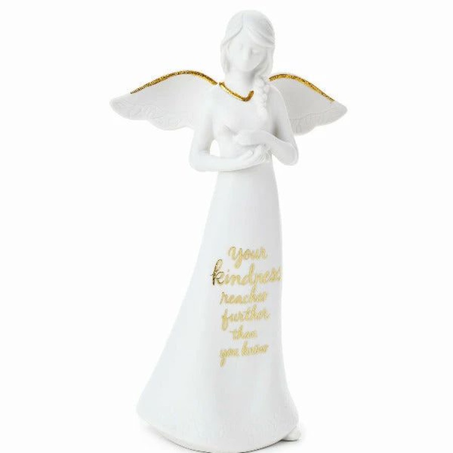 Collectibles Figurines * | Hallmark Your Kindness Reaches Angel Figurine, 8.25