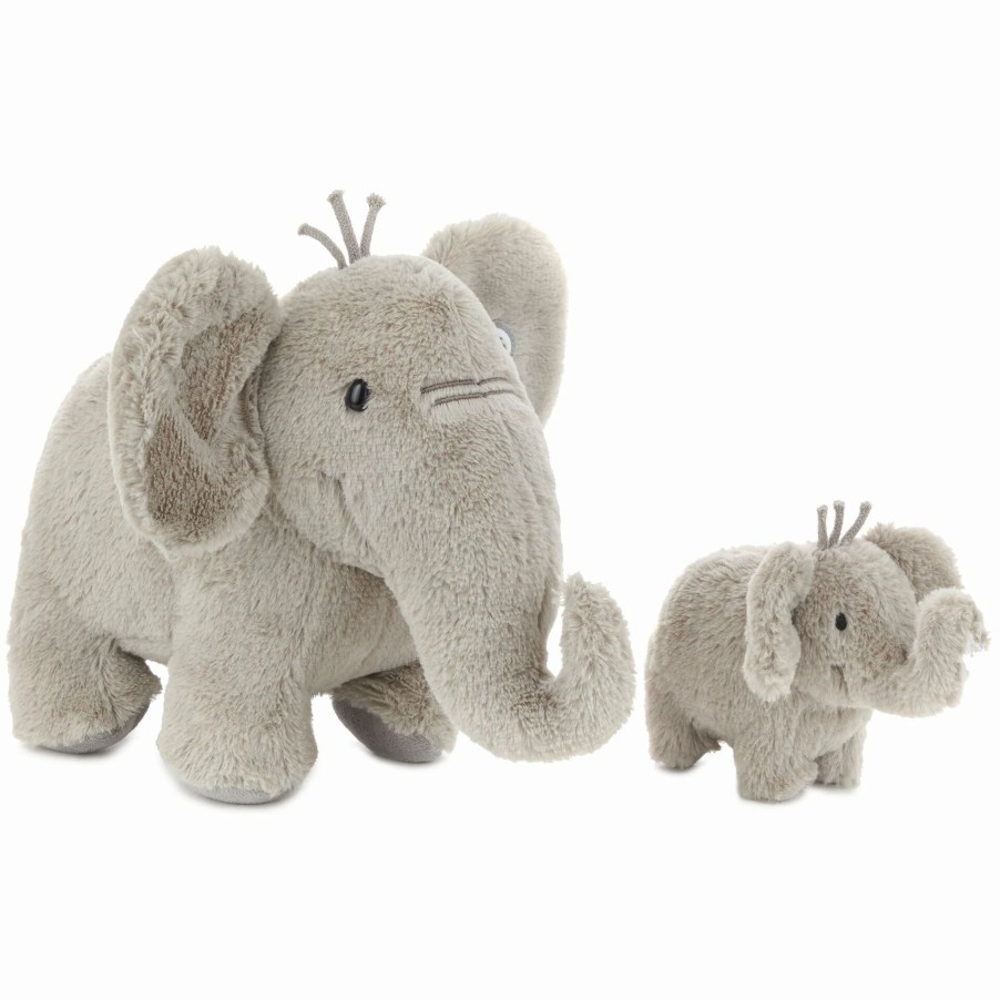 Stuffed Plush * | Hallmark Big And Little Elephant Singing Stuffed Animals With Motion, 8