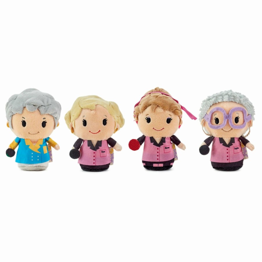 Stuffed Plush * | Hallmark Itty Bittys The Golden Girls Bowling Team Plush Collector Set Of 4