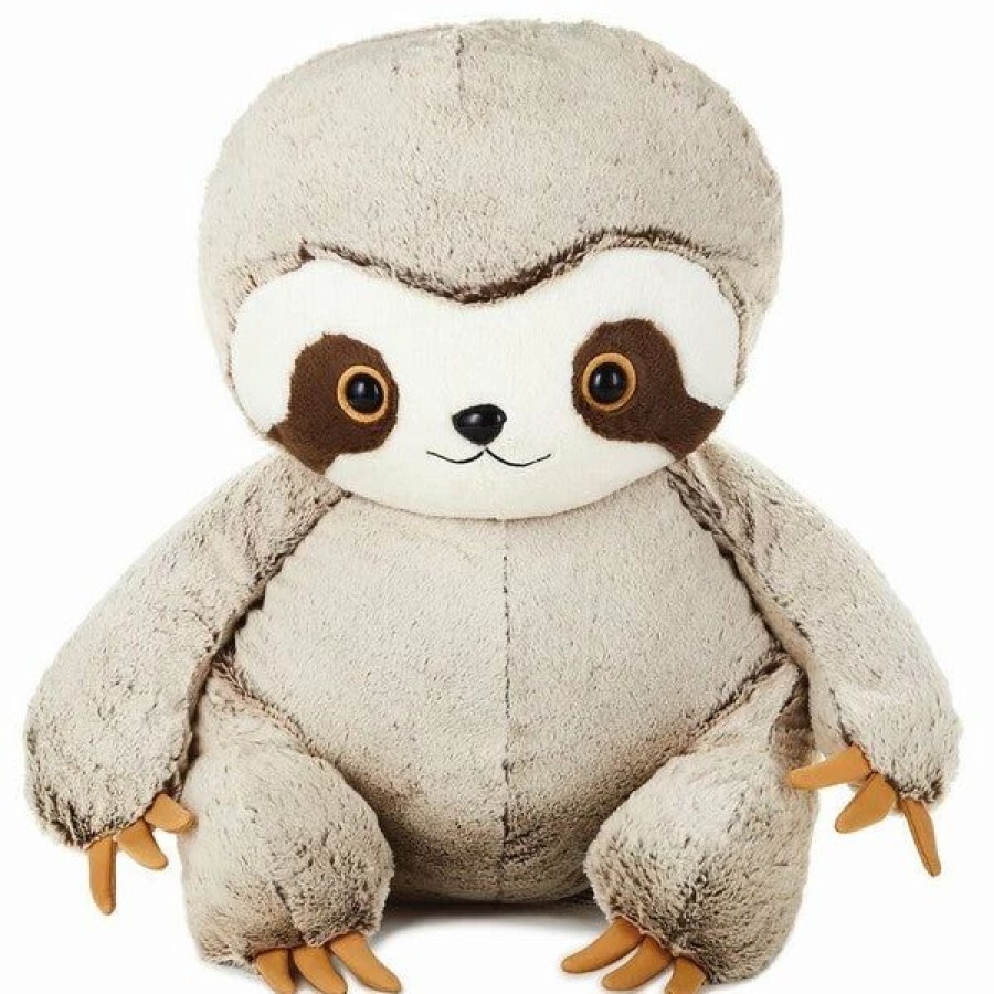 Stuffed Plush * | Hallmark Light Brown Baby Sloth Stuffed Animal Jumbo Size 20