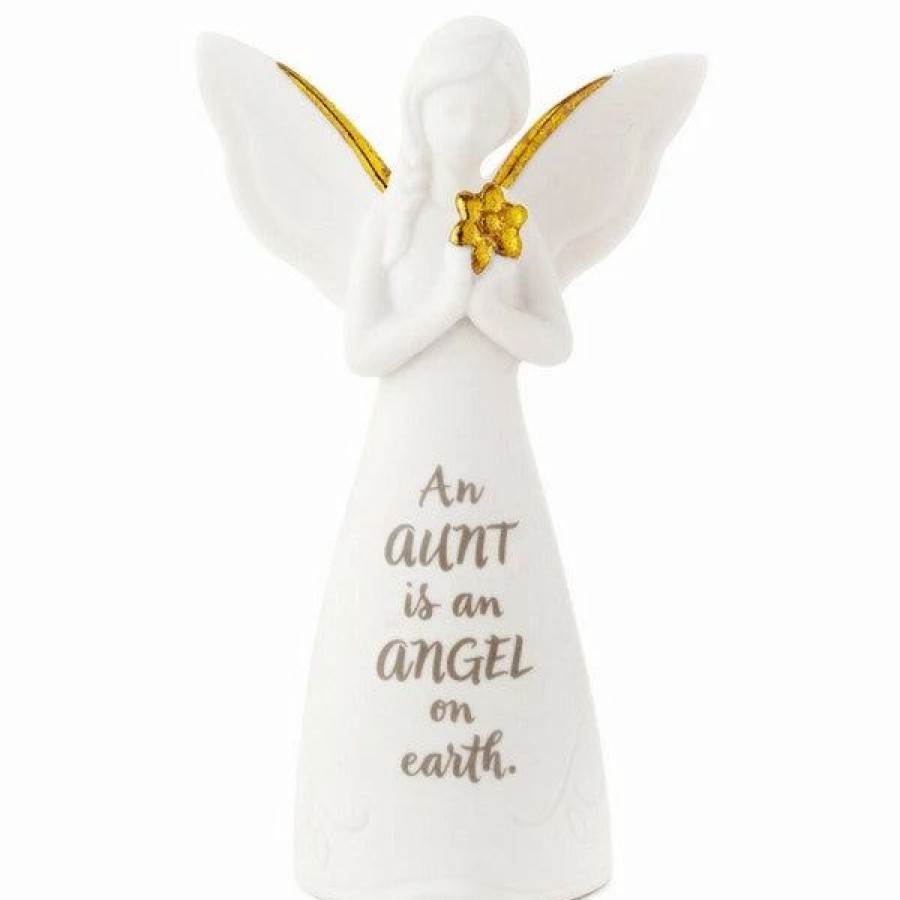 Collectibles Figurines * | Joanne Eschrich Angel On Earth Aunt Mini Angel Figurine