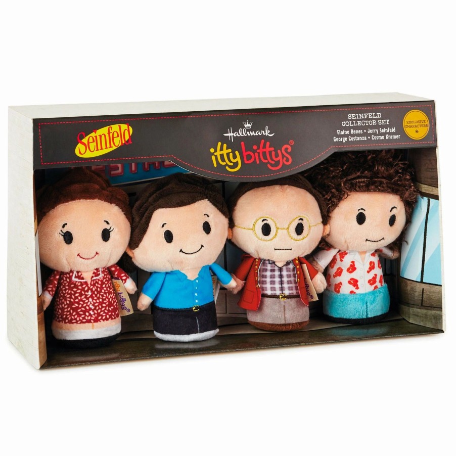 Stuffed Plush * | Hallmark Itty Bittys Seinfeld Collector Set Of 4 Stuffed Plush