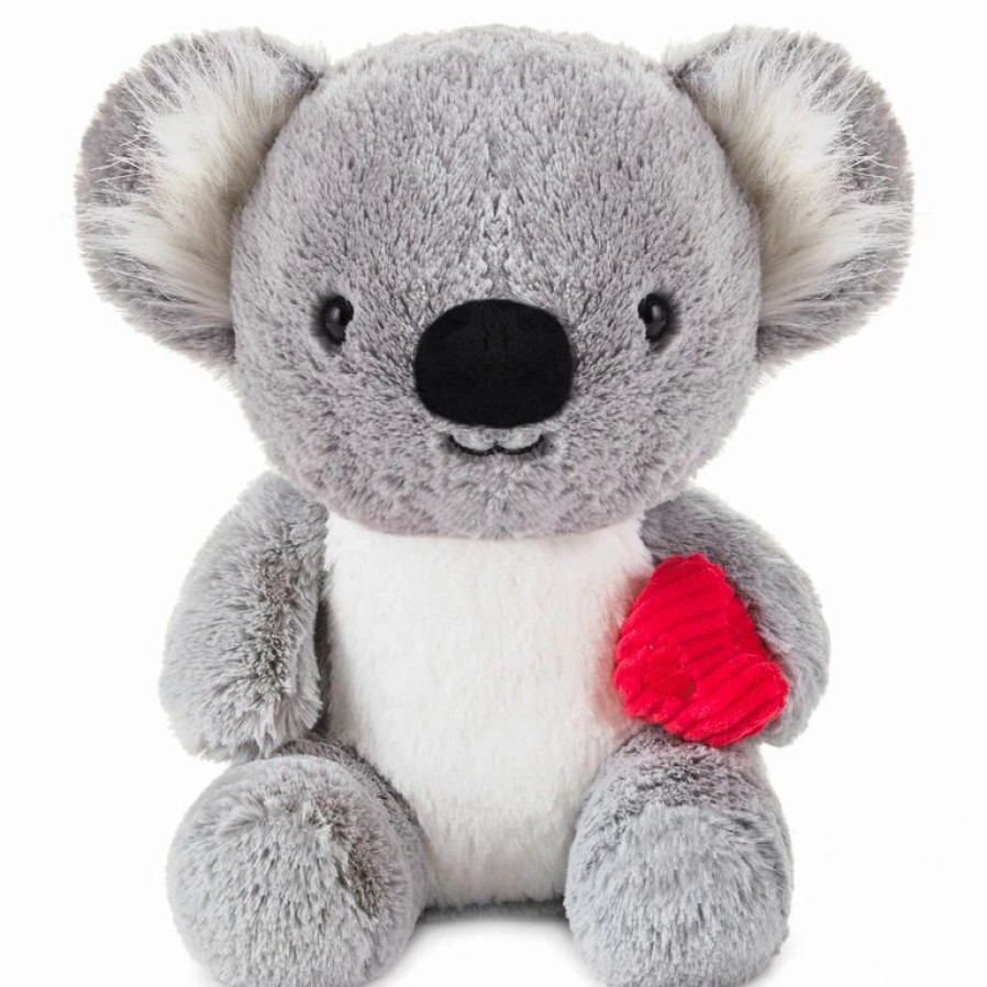 Interactive Stuffed Animals * | Hallmark Be There When You Can'T Recordable Koala Stuffed Animal With Heart, 11"