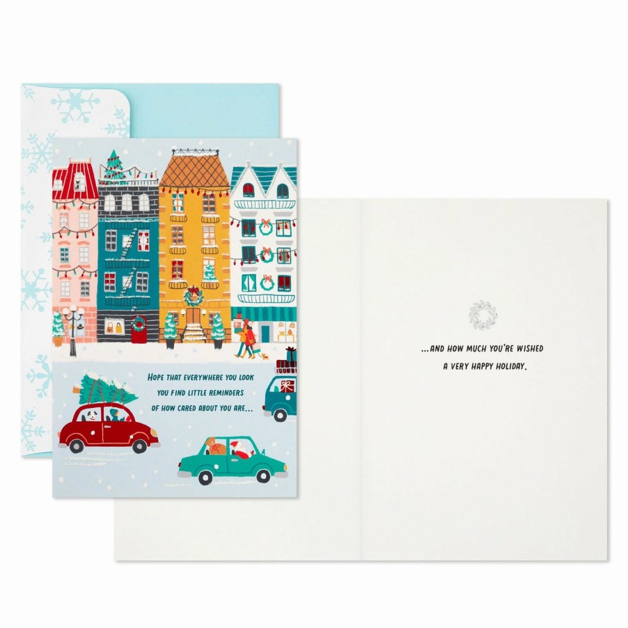 Cards & Boxed Christmas Cards * | Hallmark City Neighborhoods Boxed Christmas Cards, Pack Of 16