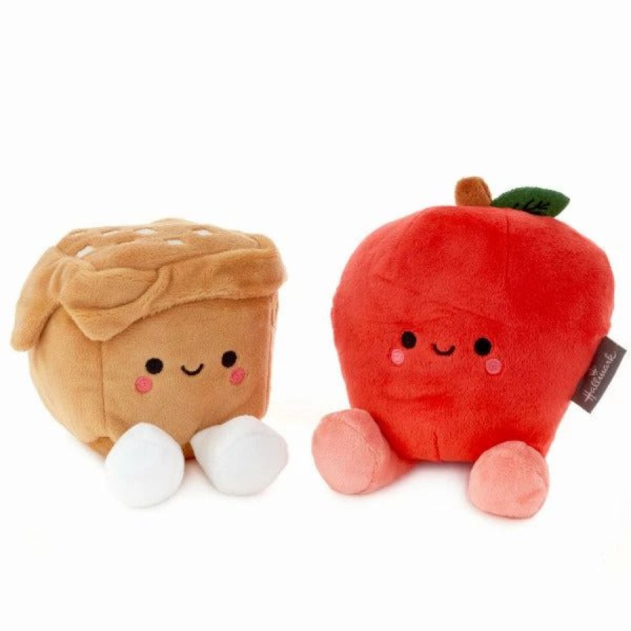 Stuffed Plush * | Hallmark Better Together Caramel And Apple Magnetic Plush, 6.5