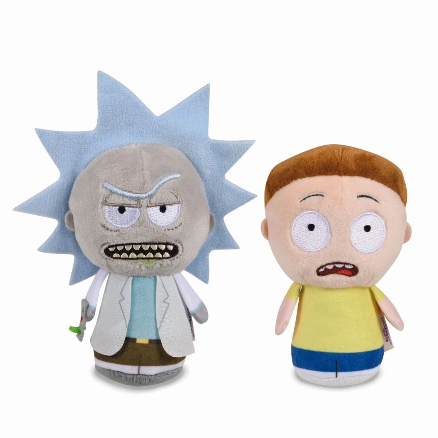 Stuffed Plush * | Hallmark Hallmark Itty Bittys Rick And Morty Plush, Set Of 2