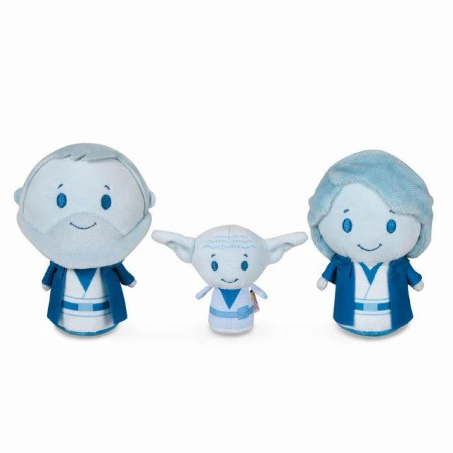 Stuffed Plush * | Hallmark Itty Bittys Star Wars Jedi Force Ghosts Plush, Set Of 3