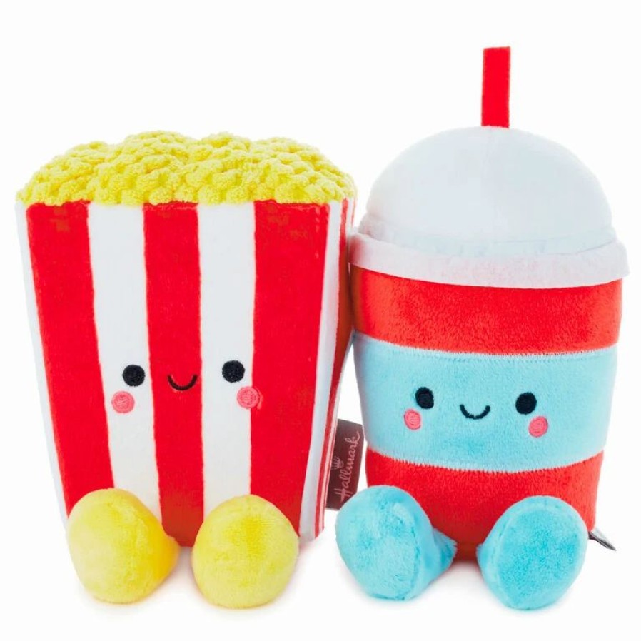 Classic Stuffed Animals * | Hallmark Better Together Popcorn And Slushie Magnetic Plush, 5