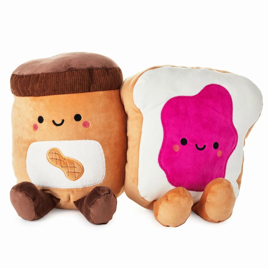 Stuffed Plush * | Hallmark Large Better Together Peanut Butter And Jelly Magnetic Plush, 12