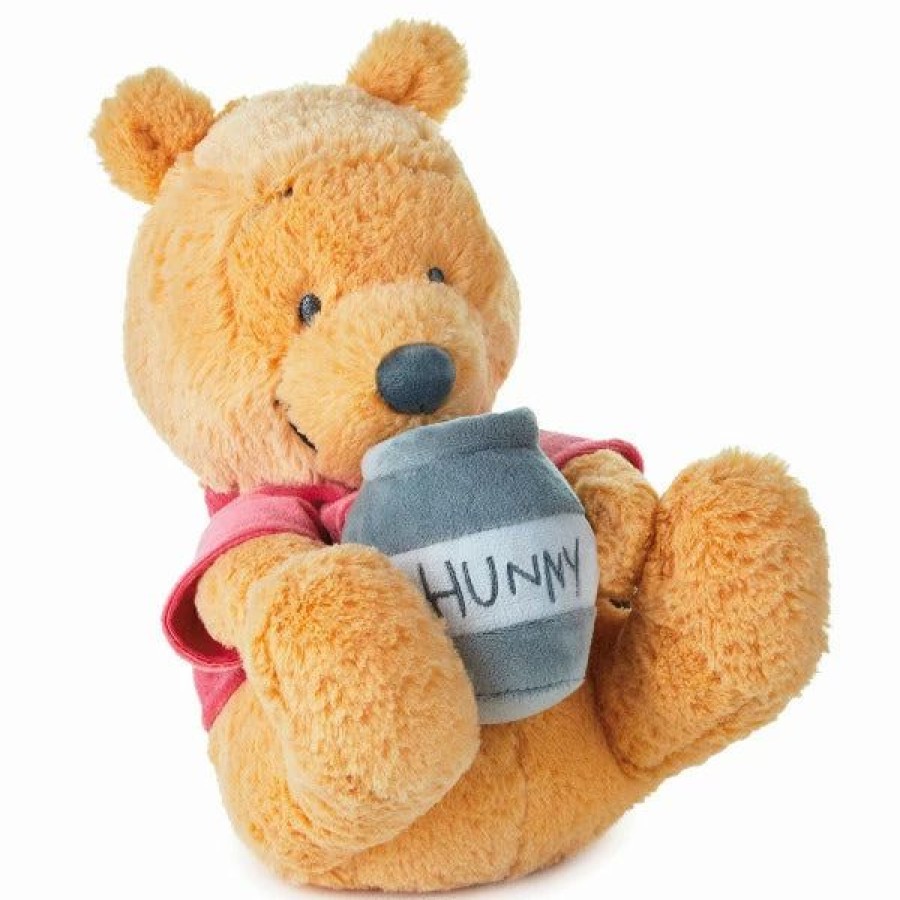 Stuffed Plush * | Hallmark Disney Baby Winnie The Pooh Wobble And Chime Stuffed Animal