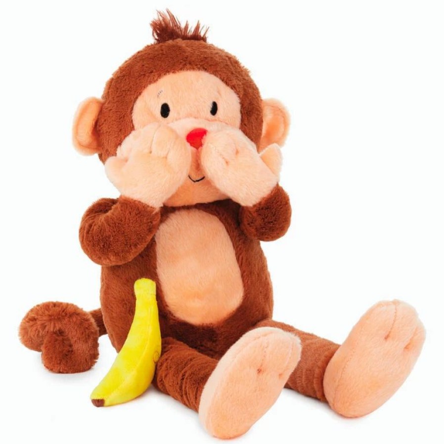 Interactive Stuffed Animals * | Hallmark Goin' Bananas Monkey Singing Stuffed Animal, 12