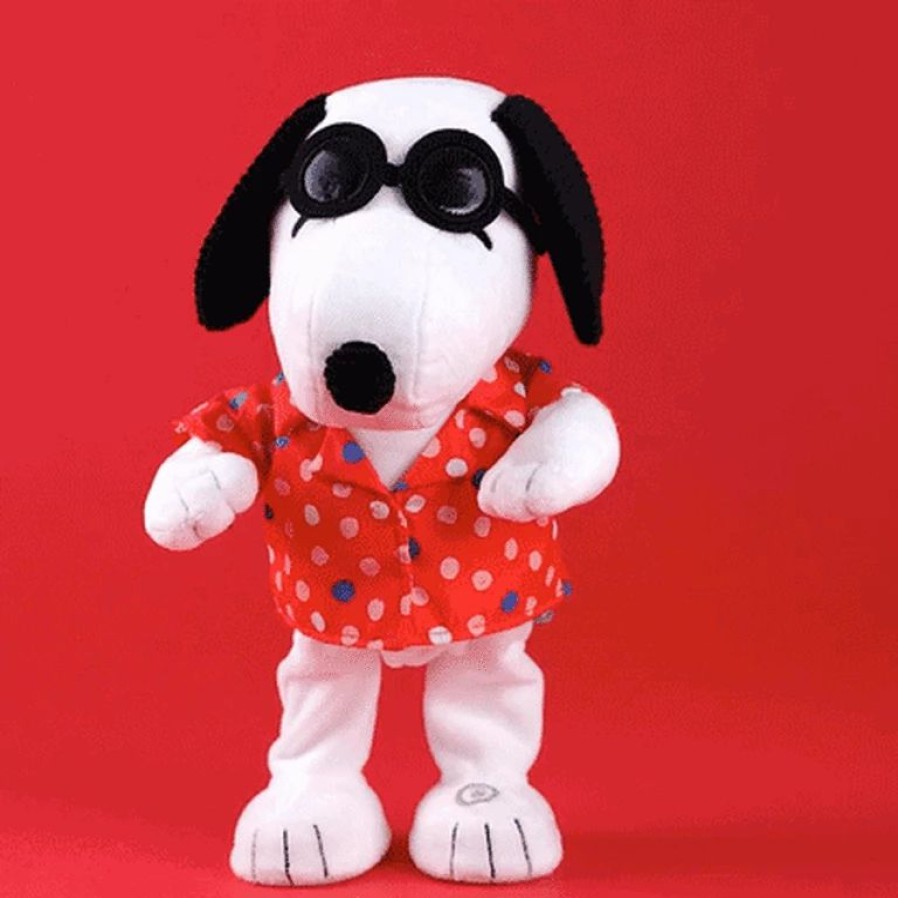 Classic Stuffed Animals * | Hallmark Peanuts Sunshine Vibe Snoopy Musical Plush With Motion, 13.5